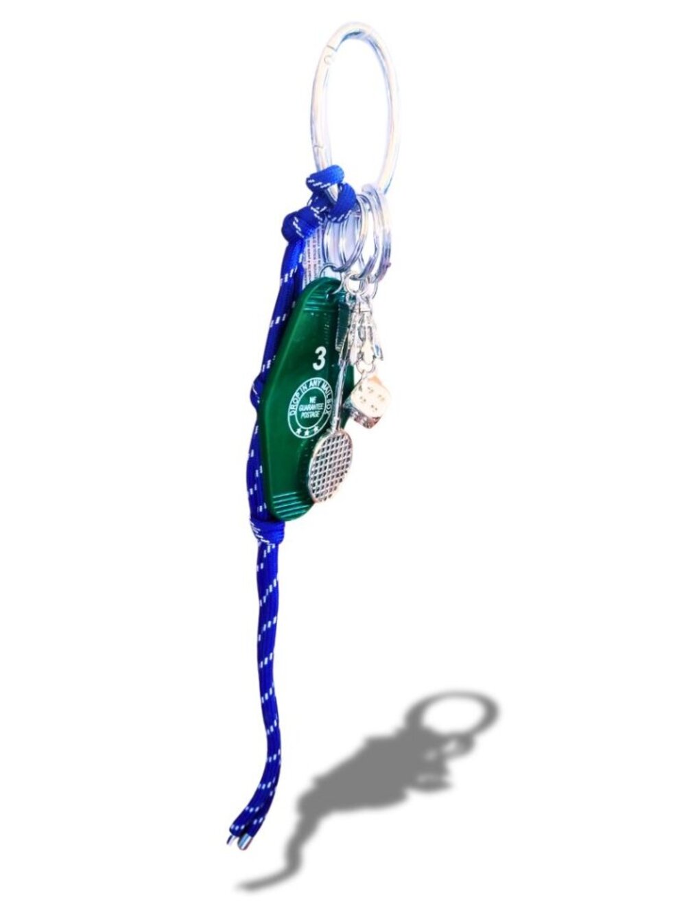 NWT Gap Tennis Racket Bag Charm | Sporty Green Tennis Ball Keychain